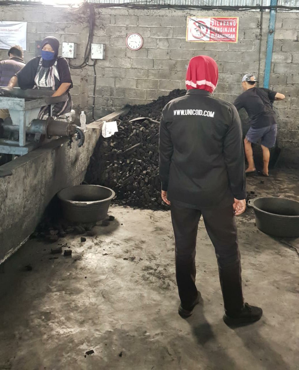 factory charcoal briquette indonesia